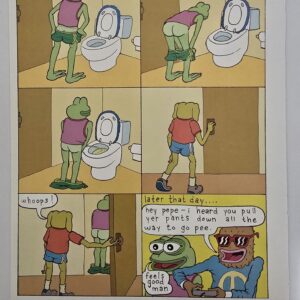 Framed Magazine Pages - Pepe "Feels Good Man"