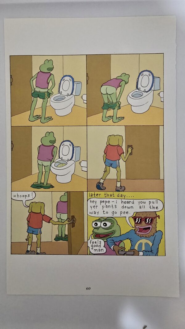 Framed Magazine Pages - Pepe "Feels Good Man"