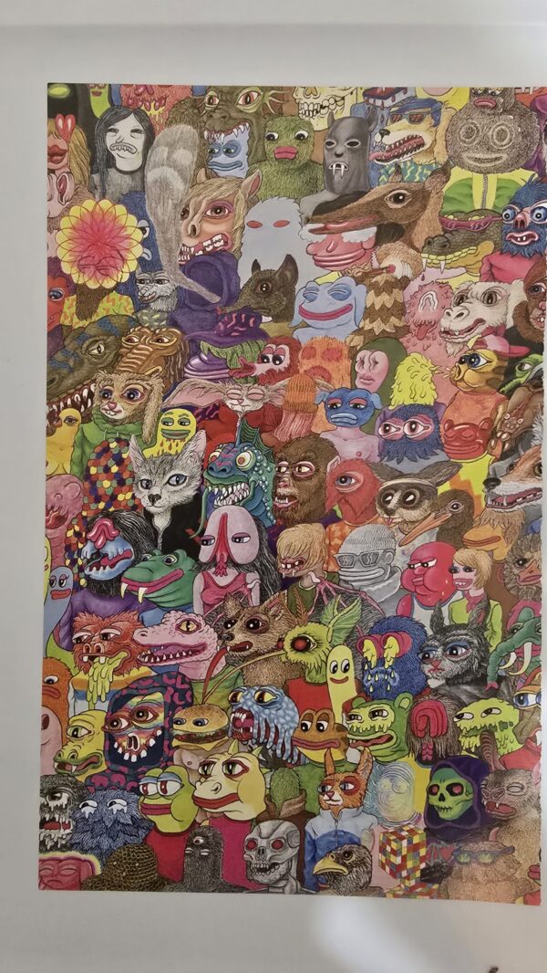 Framed Magazine Pages - Matt Furie Comic Strip in Color (Copy) (Copy) - Image 2