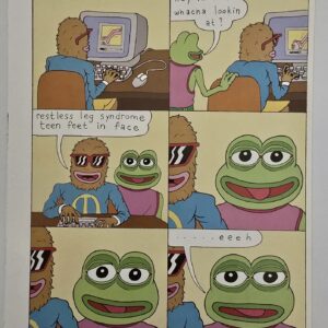 Matt Fire Pepe Comic Strip